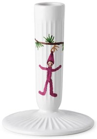 Бял керамичен коледен свещник, височина 12 cm Hammershøi - Kähler Design