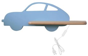 Синьо детско осветително тяло Car - Candellux Lighting