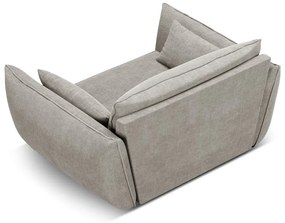 Светлосиво кресло Vanda - Mazzini Sofas