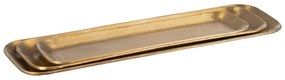 Метални декоративни подноси 3 бр. 14x48 cm Grau – Ixia