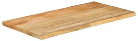 370718 vidaXL Плот за маса, 100x60x2,5 см, жив ръб, масивно дърво манго