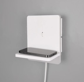 Бяла LED затъмняваща се стенна лампа Fairfield – Trio