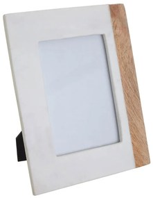 Каменна рамка в бял и естествен цвят 20x25 cm Sena - Premier Housewares