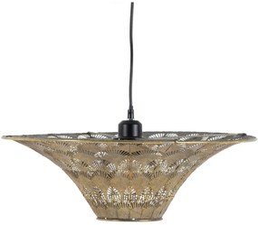 Висящо осветително тяло в златист цвят с метален абажур ø 47,5 cm – Ixia