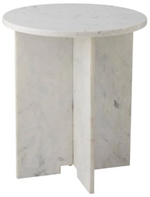 Мраморна кръгла странична масичка ø 46 cm Jasmia – Bloomingville