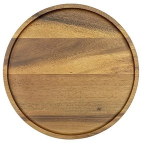 Horecano - Дървено плато кръгло ф32xh2см АКАЦИЯ ALAS-(SWRS-030118-B5)