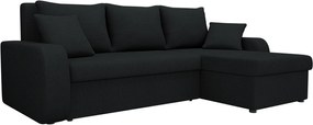 Ъглов диван Kris-черно