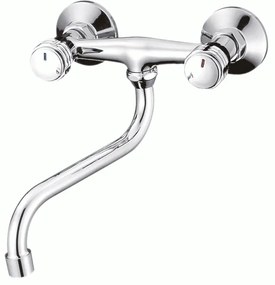 Смесител за кухня КУИК 5015873C M7116, месинг, хром, 15.6x23.3х15см