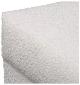 Табуретка от бял плат букле Ariella – Ropez