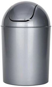 Сиво пластмасово кошче за боклук 6 l Economic – Wenko