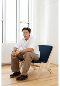 Тъмносиньо кресло Sway – Karup Design