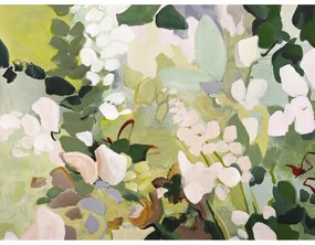 Картина с ръчно изрисувани елементи 90x118 cm Green Garden – Malerifabrikken