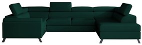 Разтегателен диван в П-образна форма ESMADA, 336x92x200, monolith 37, десен