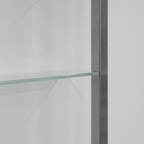 Метален рафт в сребристо 46 cm Cubic - Spinder Design