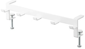 Регулируема стоманена кука в матово бял цвят Tower – YAMAZAKI