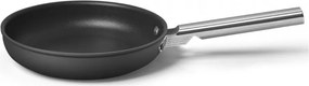 Тиган с капак SMEG CKFF2401BLM, 1.9 л, Ø24 см, Тефлоново покритие, До 250°C, Без PFAS, Индукция, Черен