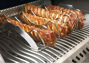 Неръждаема стомана Печене на скара Ribs Napoleon PRO