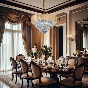 Пендел Cristal G052-CP 60CM GOLD GOLD