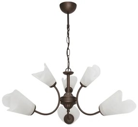 Полилей ГРАНДЕ, патина, 3xE27 + 3xE14