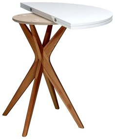 Кръгла сгъваема трапезна маса 45x90 cm Jubi – Ragaba