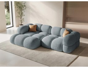 Светлосин ъглов диван (ляв ъгъл) Loretto – Cosmopolitan Design