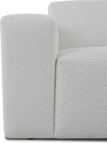Бял ъглов диван от букле (десен ъгъл) Roxy – Scandic