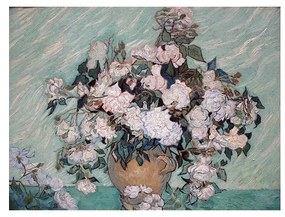 Репродукция на Винсент ван Гог - , 70 x 50 cm Rosas Washington - Fedkolor