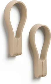 Бежови примки за кърпи в комплект 2 бр. Loop – Zone