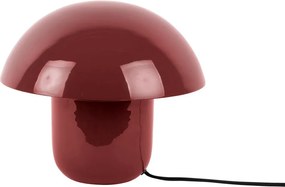 Бордо метална настолна лампа (височина 25 cm) Fat Mushroom – Leitmotiv