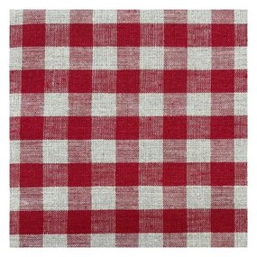 Ленена покривка 40x200 cm Red Gingham – Linen Tales