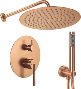 Душ система за вграждане Rea Argon Brush Copper