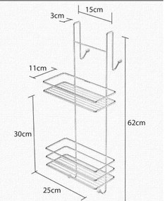 закачалка TEKNO TEL LM-065 2 нива хром