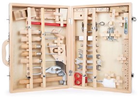 Small Foot - Куфарче с дървени инструменти Deluxe