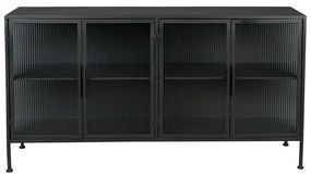 Черен метален шкаф 150x80 cm Boli - Dutchbone
