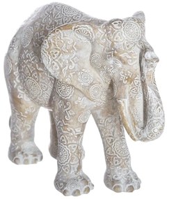 Декоративна фигура atmosphera Enzo, Смола, Бял, 15 cm