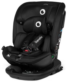 Lionelo - Автокресло с въртяща се база BASTIAAN i-Size 40-150 cm черен карбон