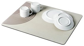 Бежова гумена тавичка за оттичане за съдовете 50x40 cm Dima – Wenko