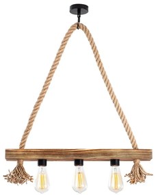 Висящо осветително тяло в естествен цвят Erebos – Opviq lights