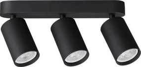 Ideal Lux - LED точково осветително тяло DYNAMITE 3xGU10/7W/230V CRI 90 черно