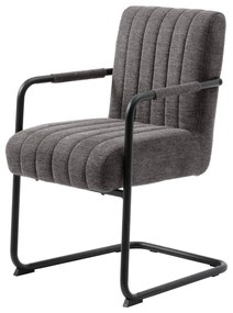 Тъмносив трапезен стол Trout – Unique Furniture