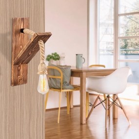 Стенна лампа в естествен цвят Erebos – Opviq lights