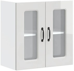 853669 vidaXL Кухненски стенен шкаф с стъклена врата, Kalmar, инженерно дърво
