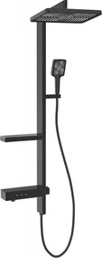 Mexen Roar външен душ комплект с душ глава и батерия, черен - 78105-70