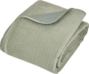 Комплект шалте с 2 бр. калъфка atmosphera Lilou, 240x260 cm - Зелен