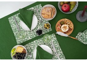 Ленена подложка за хранене 35x45 cm Evergreen Damask – Linen Tales