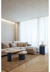 Синя/в естествен цвят масичка за кафе от декор от ясен 50x120 cm Nori – Teulat