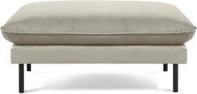 Бежов кадифен отоман, 100 x 80 cm Vienna - Cosmopolitan Design