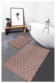 Кафяви кадифени килими за баня в комплект от 2 бр. 60x100 cm – Mila Home