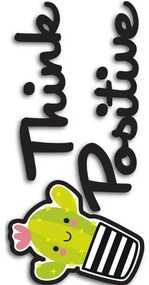 Декоративни стикери за стена от дунапрен 3D Think Positive S