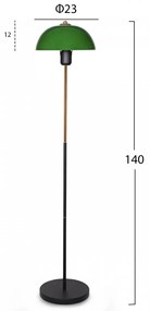 Подова лампа HM7579.02 зелен цвят